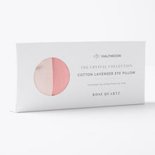 Load image into Gallery viewer, Halfmoon Crystal Collection Cotton Eye Pillow